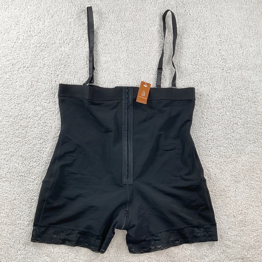 Lover-Beauty Black High Waist Shapewear‎ Shorts Tummy Control Butt Lift 4XL NWT